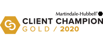 Client Champion, The Moster Law Firm, Martindale Hubbell, Gold, Awards and Recognition
