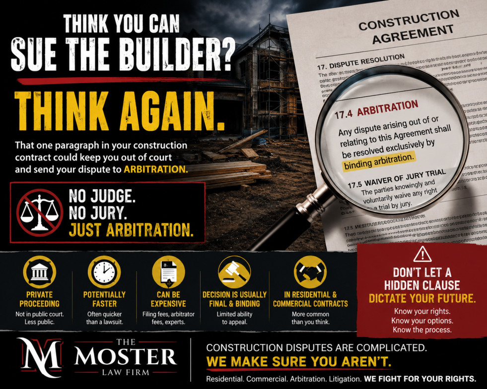You Thought You Could Sue the Builder. Then You Read Page 14 of the Contract.