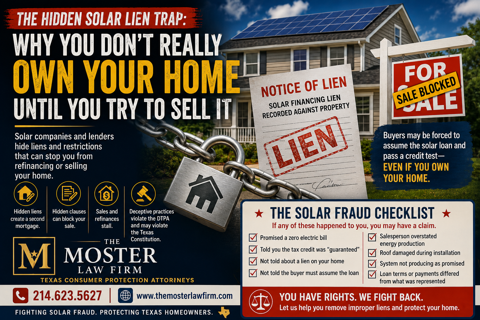 The Hidden Solar Lien Trap