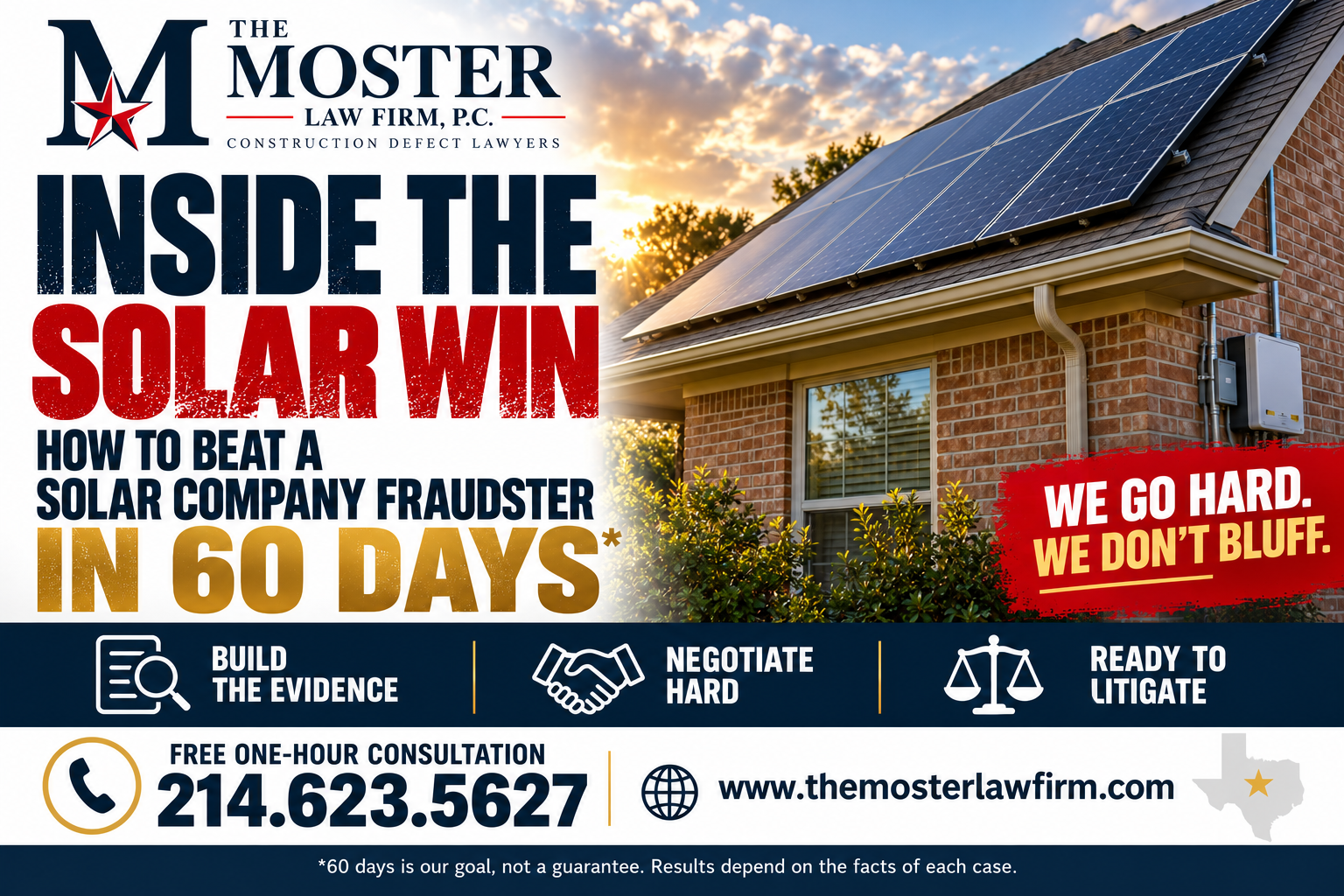Inside the Solar Win: How to Beat a Solar Company Fraudster in 60 Days*